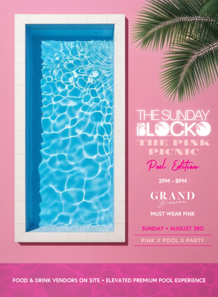 Sunday Blocko: The Pink Picnic (Pool Event)